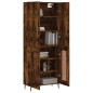 vidaXL Aparador alto madera contrachapada roble ahumado 69,5x34x180 cm vidaXL Aparador alto madera contrachapada roble ahumado 69,5x34x180 cm