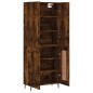 vidaXL Aparador alto madera contrachapada roble ahumado 69,5x34x180 cm vidaXL Aparador alto madera contrachapada roble ahumado 69,5x34x180 cm