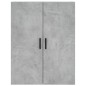 vidaXL Aparador alto madera contrachapada gris hormigón 69,5x34x180 cm vidaXL Aparador alto madera contrachapada gris hormigón 69,5x34x180 cm
