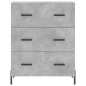vidaXL Aparador alto madera contrachapada gris hormigón 69,5x34x180 cm vidaXL Aparador alto madera contrachapada gris hormigón 69,5x34x180 cm