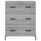 vidaXL Aparador alto madera contrachapada gris sonoma 69,5x34x180 cm vidaXL Aparador alto madera contrachapada gris sonoma 69,5x34x180 cm