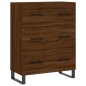 vidaXL Aparador alto madera contrachapada marrón roble 69,5x34x180 cm vidaXL Aparador alto madera contrachapada marrón roble 69,5x34x180 cm