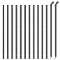 vidaXL Cerca de alambre con brida gris antracita 0,8x25 m vidaXL Cerca de alambre con brida gris antracita 0,8x25 m