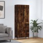 vidaXL Aparador alto madera contrachapada roble ahumado 69,5x34x180 cm vidaXL Aparador alto madera contrachapada roble ahumado 69,5x34x180 cm