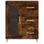 vidaXL Aparador alto madera contrachapada roble ahumado 69,5x34x180 cm vidaXL Aparador alto madera contrachapada roble ahumado 69,5x34x180 cm