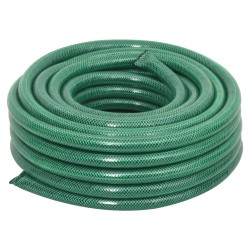 vidaXL Manguera de jardín con accesorios PVC verde 23,5 mm 30 m