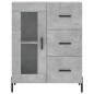 vidaXL Aparador alto madera contrachapada gris hormigón 69,5x34x180 cm vidaXL Aparador alto madera contrachapada gris hormigón 69,5x34x180 cm