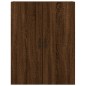vidaXL Aparador alto madera contrachapada marrón roble 69,5x34x180 cm vidaXL Aparador alto madera contrachapada marrón roble 69,5x34x180 cm