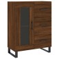 vidaXL Aparador alto madera contrachapada marrón roble 69,5x34x180 cm vidaXL Aparador alto madera contrachapada marrón roble 69,5x34x180 cm