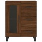 vidaXL Aparador alto madera contrachapada marrón roble 69,5x34x180 cm vidaXL Aparador alto madera contrachapada marrón roble 69,5x34x180 cm