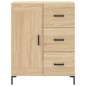 vidaXL Aparador alto madera contrachapada color roble 69,5x34x180 cm vidaXL Aparador alto madera contrachapada color roble 69,5x34x180 cm