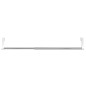vidaXL Rieles de cortina 2 uds aluminio blanco y plateado 40-60 cm vidaXL Rieles de cortina 2 uds aluminio blanco y plateado 40-60 cm