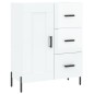 vidaXL Aparador alto madera contrachapada blanco brillo 69,5x34x180 cm vidaXL Aparador alto madera contrachapada blanco brillo 69,5x34x180 cm