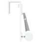 vidaXL Rieles de cortina 2 uds aluminio blanco y plateado 40-60 cm vidaXL Rieles de cortina 2 uds aluminio blanco y plateado 40-60 cm