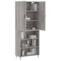 vidaXL Aparador alto madera contrachapada gris sonoma 69,5x34x180 cm vidaXL Aparador alto madera contrachapada gris sonoma 69,5x34x180 cm