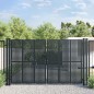 vidaXL Puerta de jardín acero gris antracita 300x225 cm vidaXL Puerta de jardín acero gris antracita 300x225 cm