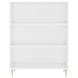 vidaXL Aparador alto madera contrachapada blanco brillo 69,5x34x180 cm vidaXL Aparador alto madera contrachapada blanco brillo 69,5x34x180 cm