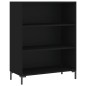 vidaXL Aparador alto madera contrachapada negro 69,5x34x180 cm vidaXL Aparador alto madera contrachapada negro 69,5x34x180 cm