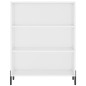 vidaXL Aparador alto madera contrachapada blanco brillo 69,5x34x180 cm vidaXL Aparador alto madera contrachapada blanco brillo 69,5x34x180 cm