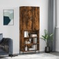vidaXL Aparador alto madera contrachapada roble ahumado 69,5x34x180 cm vidaXL Aparador alto madera contrachapada roble ahumado 69,5x34x180 cm