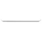 vidaXL Rieles de cortina 2 uds aluminio blanco y plateado 60-105 cm