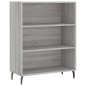 vidaXL Aparador alto madera contrachapada gris sonoma 69,5x34x180 cm vidaXL Aparador alto madera contrachapada gris sonoma 69,5x34x180 cm