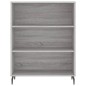 vidaXL Aparador alto madera contrachapada gris sonoma 69,5x34x180 cm vidaXL Aparador alto madera contrachapada gris sonoma 69,5x34x180 cm
