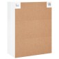 vidaXL Armarios de pared 2 uds madera de ingeniería blanco brillante vidaXL Armarios de pared 2 uds madera de ingeniería blanco brillante