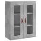 vidaXL Armarios de pared 2 uds madera de ingeniería gris hormigón vidaXL Armarios de pared 2 uds madera de ingeniería gris hormigón