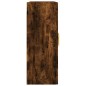vidaXL Armarios de pared 2 uds madera de ingeniería roble ahumado vidaXL Armarios de pared 2 uds madera de ingeniería roble ahumado