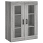vidaXL Armarios de pared 2 uds madera de ingeniería gris Sonoma vidaXL Armarios de pared 2 uds madera de ingeniería gris Sonoma