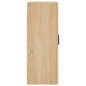 vidaXL Armarios de pared 2 uds madera de ingeniería roble Sonoma vidaXL Armarios de pared 2 uds madera de ingeniería roble Sonoma