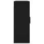vidaXL Armarios de pared 2 uds madera de ingeniería negro vidaXL Armarios de pared 2 uds madera de ingeniería negro