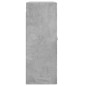 vidaXL Armarios de pared 2 uds madera de ingeniería gris hormigón vidaXL Armarios de pared 2 uds madera de ingeniería gris hormigón