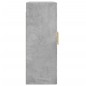 vidaXL Armarios de pared 2 uds madera de ingeniería gris hormigón