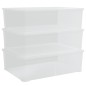 vidaXL Cajas de almacenaje apilables 3 uds plástico 25 L vidaXL Cajas de almacenaje apilables 3 uds plástico 25 L