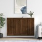 vidaXL Armarios de pared 2 uds madera de ingeniería marrón roble vidaXL Armarios de pared 2 uds madera de ingeniería marrón roble