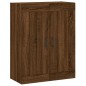 vidaXL Armarios de pared 2 uds madera de ingeniería marrón roble vidaXL Armarios de pared 2 uds madera de ingeniería marrón roble
