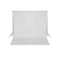vidaXL Sistema de soporte de telón fondo fotográfico 600x300 cm blanco vidaXL Sistema de soporte de telón fondo fotográfico 600x300 cm blanco