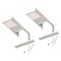 vidaXL Lámparas de espejo 2 W luz blanca cálida 2 unidades vidaXL Lámparas de espejo 2 W luz blanca cálida 2 unidades
