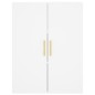 vidaXL Aparador alto madera contrachapada blanco 69,5x34x180 cm vidaXL Aparador alto madera contrachapada blanco 69,5x34x180 cm