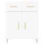 vidaXL Aparador alto madera contrachapada blanco 69,5x34x180 cm vidaXL Aparador alto madera contrachapada blanco 69,5x34x180 cm
