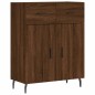 vidaXL Aparador alto madera contrachapada marrón roble 69,5x34x180 cm vidaXL Aparador alto madera contrachapada marrón roble 69,5x34x180 cm