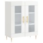 vidaXL Aparador alto madera contrachapada blanco brillo 69,5x34x180 cm vidaXL Aparador alto madera contrachapada blanco brillo 69,5x34x180 cm