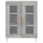 vidaXL Aparador alto madera contrachapada gris sonoma 69,5x34x180 cm vidaXL Aparador alto madera contrachapada gris sonoma 69,5x34x180 cm