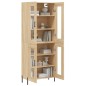 vidaXL Aparador alto madera contrachapada color roble 69,5x34x180 cm vidaXL Aparador alto madera contrachapada color roble 69,5x34x180 cm