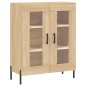 vidaXL Aparador alto madera contrachapada color roble 69,5x34x180 cm vidaXL Aparador alto madera contrachapada color roble 69,5x34x180 cm