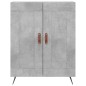 vidaXL Aparador alto madera contrachapada gris hormigón 69,5x34x180 cm vidaXL Aparador alto madera contrachapada gris hormigón 69,5x34x180 cm