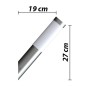 vidaXL Apliques de exterior 2 unidades acero inoxidable vidaXL Apliques de exterior 2 unidades acero inoxidable