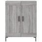 vidaXL Aparador alto madera contrachapada gris sonoma 69,5x34x180 cm vidaXL Aparador alto madera contrachapada gris sonoma 69,5x34x180 cm